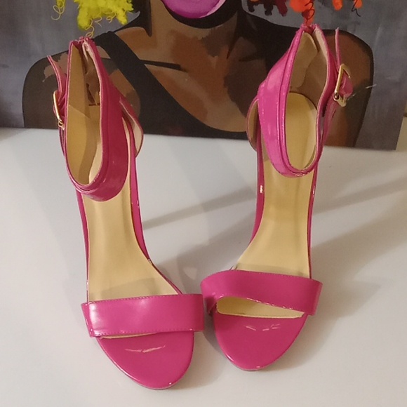 Wild Diva Shoes - Wild Diva Barbie Pink Heels 8.5